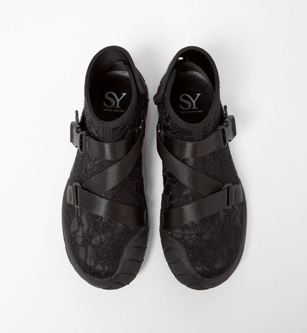 SY UNITED ARROWS「＜SY＞オブリークレース ショートブーツ30」|ショートブーツ|