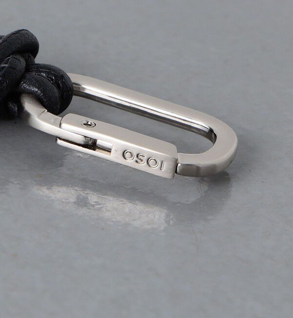 OSOI「【別注】＜OSOI＞ロープ キーリング BLACK」|チャーム・キーホルダー|
