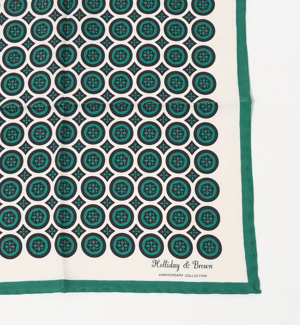 UNITED ARROWS「＜HOLLIDAY＆BROWN＞ コモン プリント ポケットチーフ」|ハンカチ|