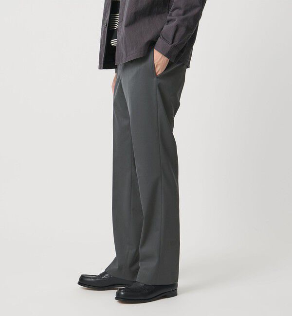 UNITED ARROWS「フォルムギャバジン モダン ストレート スラックス」|スラックス|