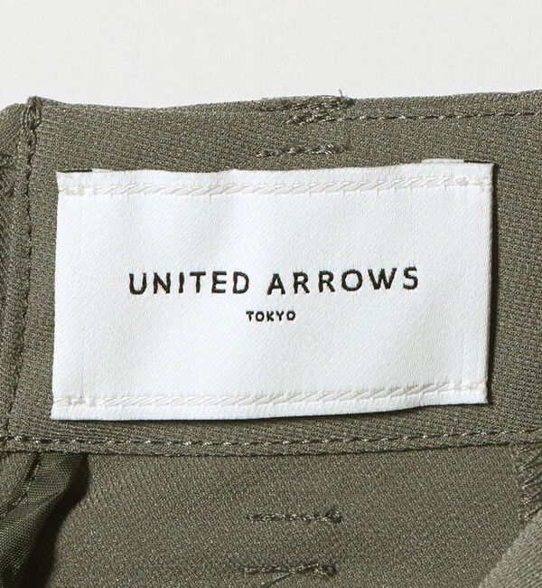 UNITED ARROWS「アセテートポリエステル ベイカースカート」|タイト|