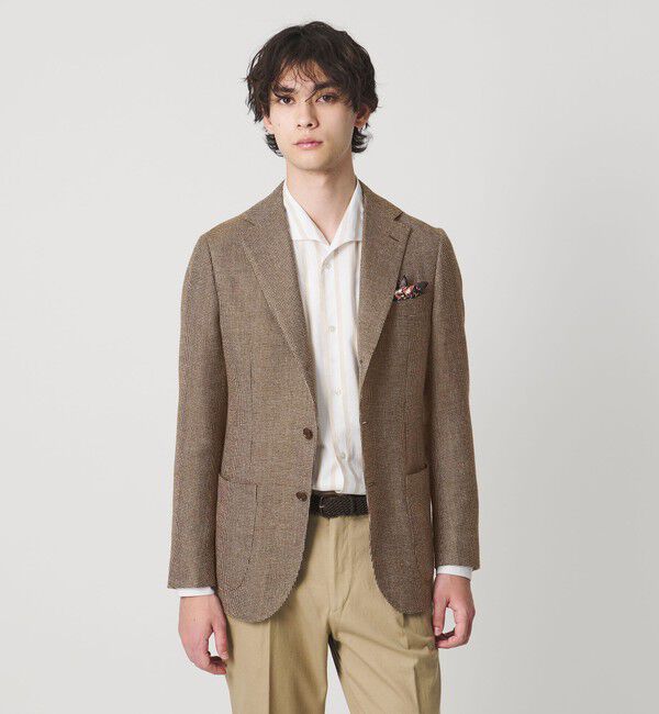 UNITED ARROWS「ピンヘッド シングル 3ボタン テーラードジャケット C-MODEL」|テーラードジャケット|MD.BROWN