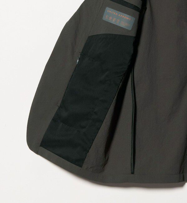 UNITED ARROWS「ドビー 2ボタン シングル テーラードジャケット UA COZY　ウォッシャブル　タテヨコストレッチ　防しわ　撥」|テーラードジャケット|