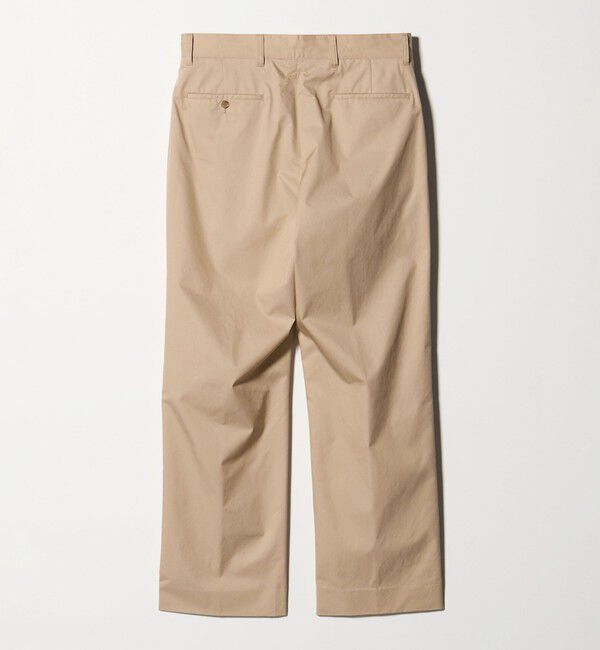 UNITED ARROWS「スムース タイプライター 2プリーツ リラックス トラウザース」|チノ|