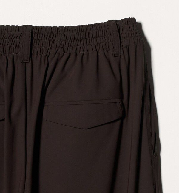 UNITED ARROWS「ジャージー タック ワイドパンツ ‐ウォッシャブル‐」|スラックス|