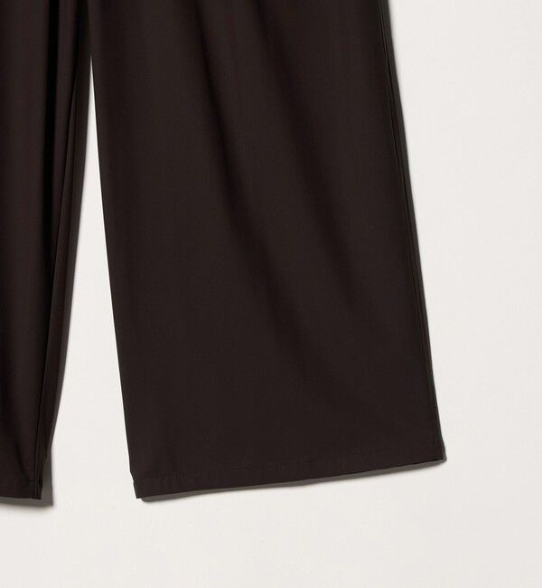 UNITED ARROWS「ジャージー タック ワイドパンツ ‐ウォッシャブル‐」|スラックス|