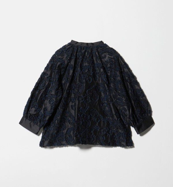 UNITED ARROWS「カット ジャガード ブラウス ‐ウォッシャブル‐」|シャツ・ブラウス|