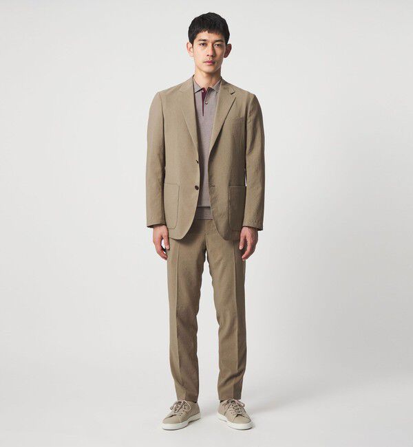 UNITED ARROWS「ポリエステル T＆T 2ボタン テーラードジャケット UA COZY ウォッシャブル ヨコストレッチ」|テーラードジャケット|