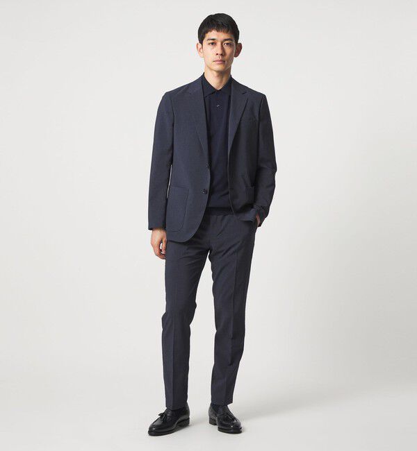 UNITED ARROWS「ポリエステル T＆T 2ボタン テーラードジャケット UA COZY ウォッシャブル ヨコストレッチ」|テーラードジャケット|