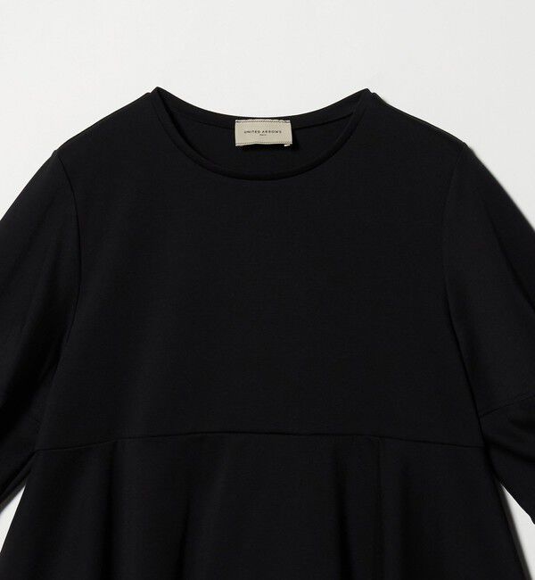 UNITED ARROWS「ポンチ ペプラム ショートスリーブ カットソー」|Tシャツ・カットソー|