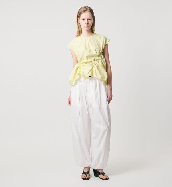 AEWEN MATOPH「＜AEWEN MATOPH＞イレギュラーギャザーブラウス ウォッシャブル」|シャツ・ブラウス|