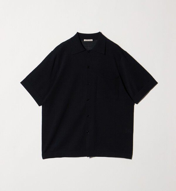 UNITED ARROWS「ウール/ペーパーヤーン ニットシャツ」|シャツ・ブラウス|
