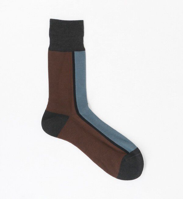 UNITED ARROWS green label relaxing「＜CHICSTOCKS＞センターライン ソックス」|ソックス|DK.BROWN