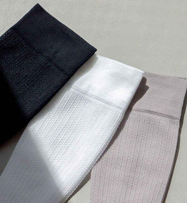 UNITED ARROWS green label relaxing「＜MAEE＞コンプレッション ソックス（コットンシアー）」|ソックス|