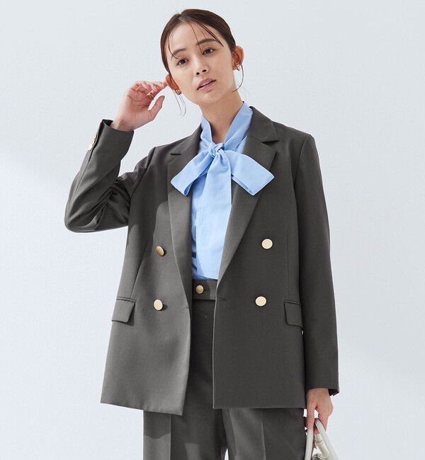 UNITED ARROWS green label relaxing「［size SHORTあり］Greed グリード ダブル ジャケット ウォッシャブル」|テーラードジャケット|