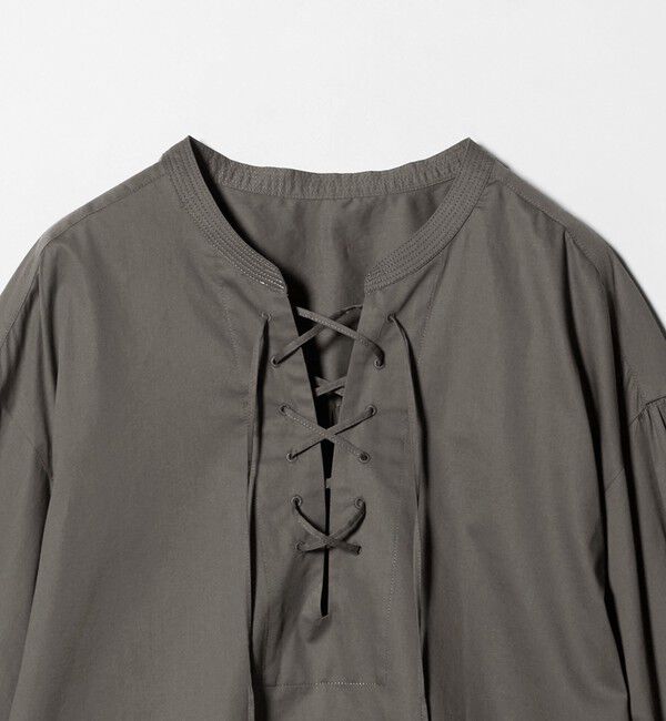 UNITED ARROWS green label relaxing「レースアップ ブラウス」|シャツ・ブラウス|