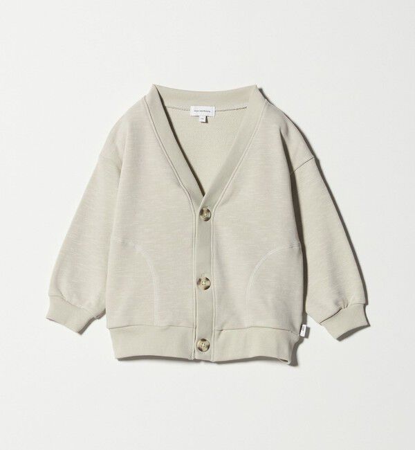 UNITED ARROWS green label relaxing「裏毛 Vネック カーディガン / キッズ  100cm-160cm」|カーディガン|