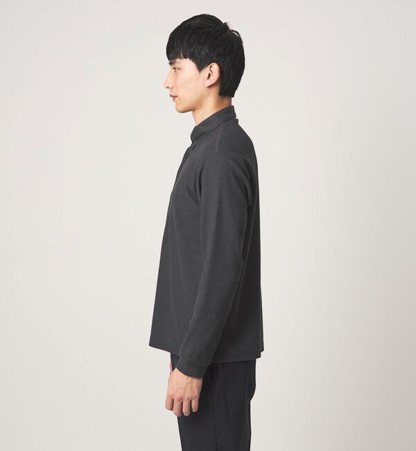 UNITED ARROWS green label relaxing「メランジ カノコ ニュー ボタンダウン 長袖 ポロシャツ」|ポロシャツ|