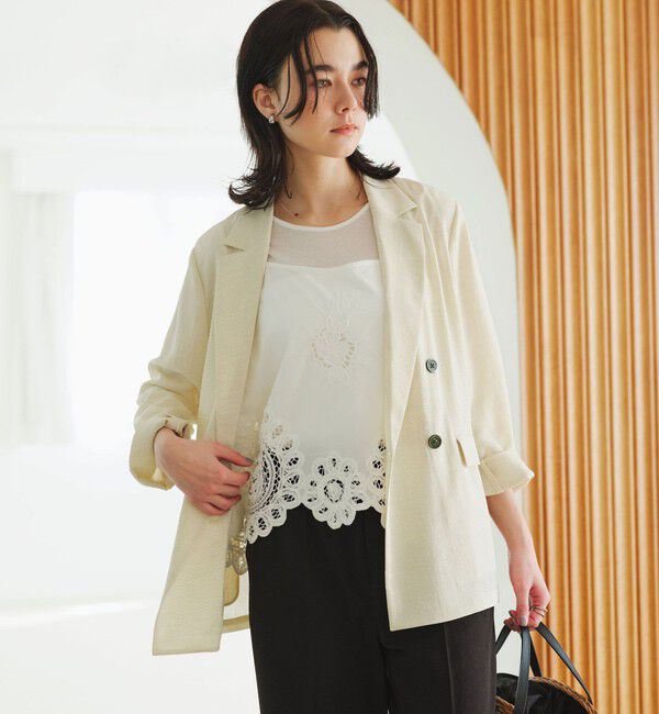 UNITED ARROWS green label relaxing「【結論シリーズ】シアーエアジャケット［size SHORTあり］」|テーラードジャケット|