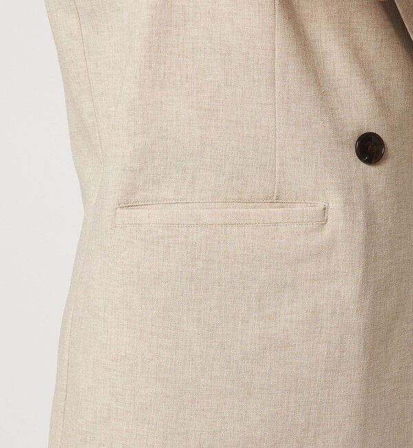 UNITED ARROWS green label relaxing「ラスティック ツイル ジレ マシンウォッシャブル ストレッチ UVカット 吸水速乾」|ベスト・ジレ|