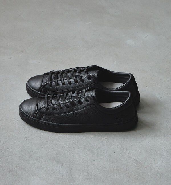 UNITED ARROWS green label relaxing「【別注】＜CONVERSE＞GLR オールスター クップ OX レザー ブラック ドレス スニーカー」|スニーカー|