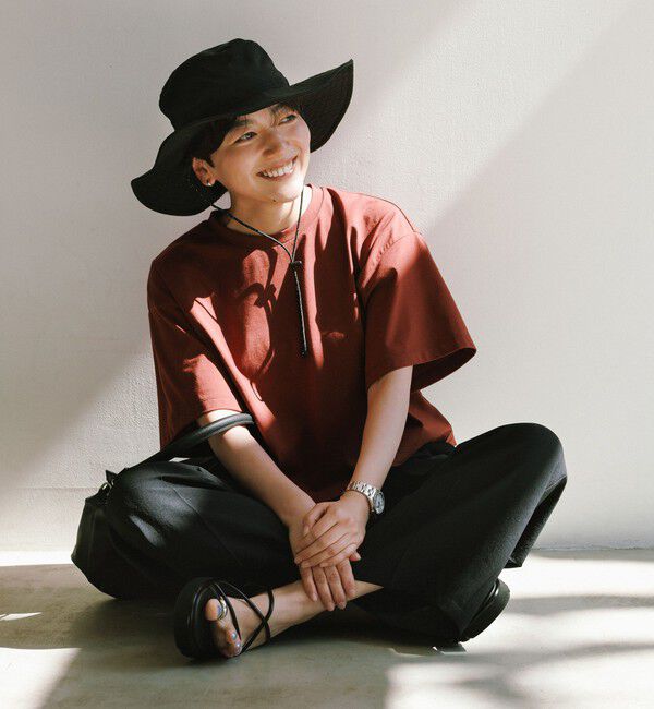 UNITED ARROWS green label relaxing「＜CHIHIRO HYODO&times;green label relaxing＞クロップド ワイド Tシャツ」|Tシャツ・カットソー|BRICK