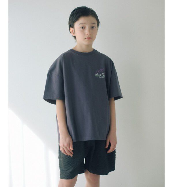 UNITED ARROWS green label relaxing「【別注】＜WILD THINGS＞ マウンテン ショートスリーブ Tシャツ / キッズ 140cm-160cm」|Tシャツ・カットソー|