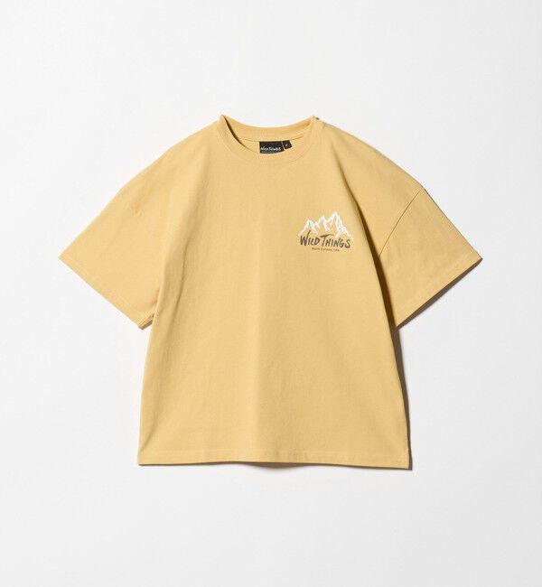 UNITED ARROWS green label relaxing「【別注】＜WILD THINGS＞ マウンテン ショートスリーブ Tシャツ / キッズ 140cm-160cm」|Tシャツ・カットソー|YELLOW