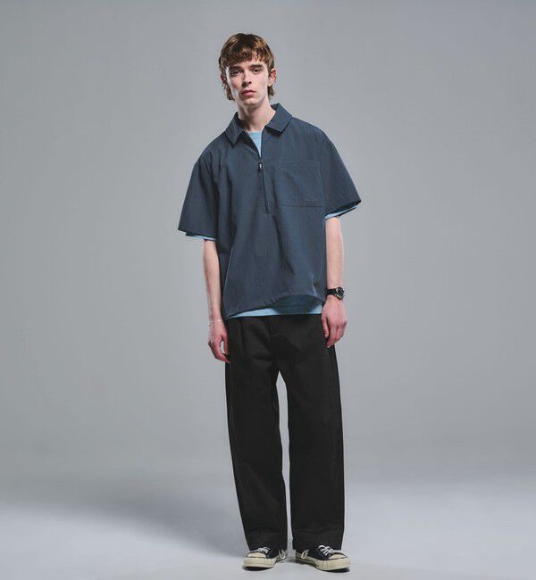 UNITED ARROWS green label relaxing「【別注】＜Marmot＞ハーフジップ 半袖 シャツ -はっ水-」|シャツ・ブラウス|