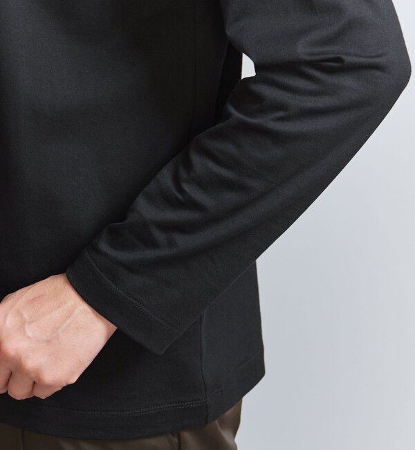 BEAUTY&YOUTH UNITED ARROWS「【WEB限定 WARDROBE SMART】クリア ガスコットン モックネック カットソー【抗菌・防臭】」|Tシャツ・カットソー|