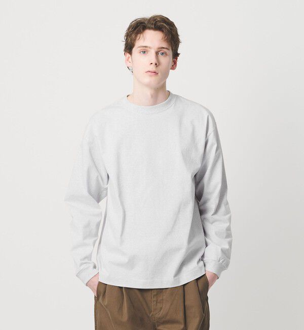 BEAUTY&YOUTH UNITED ARROWS「12oz ヘビーウェイト クルーネック カットソー」|Tシャツ・カットソー|LT.GRAY