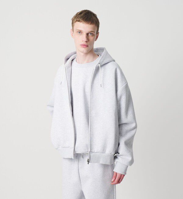 MONKEY TIME「ボンディング フルジップ フーディー」|カーディガン|