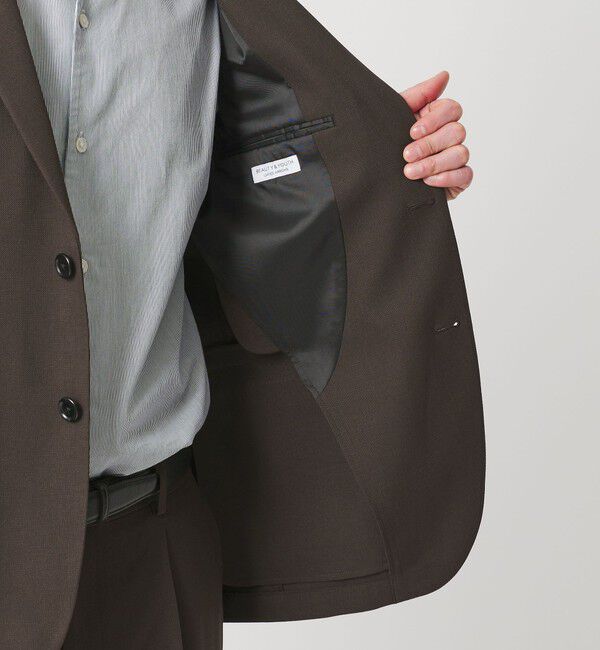 BEAUTY&YOUTH UNITED ARROWS「【WEB限定 WARDROBE SMART】ライト オックスフォード セットアップ/ジャケット＆イージーパンツ」|スーツ|