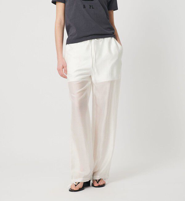 ATTISESSION「＜ATTISESSION＞CEL/PE シアーパンツ」|チノ|