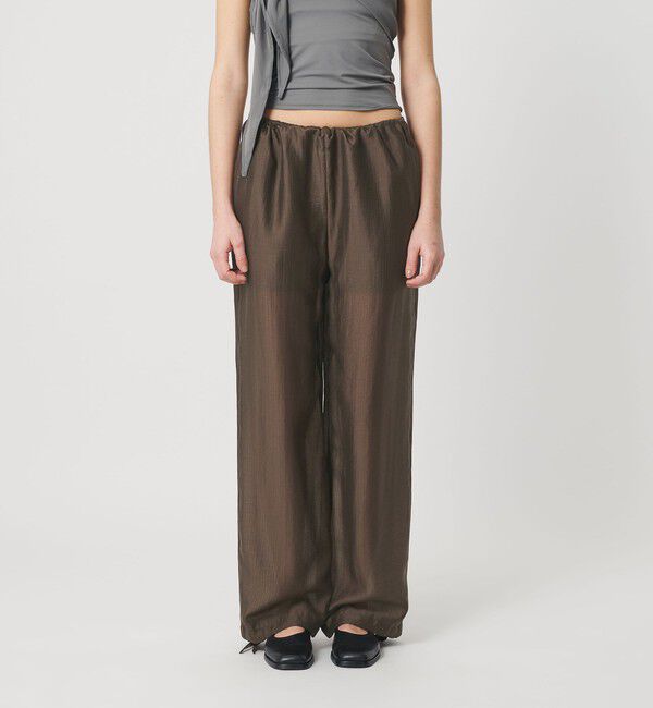 ATTISESSION「＜ATTISESSION＞CEL/PE シアーパンツ」|チノ|