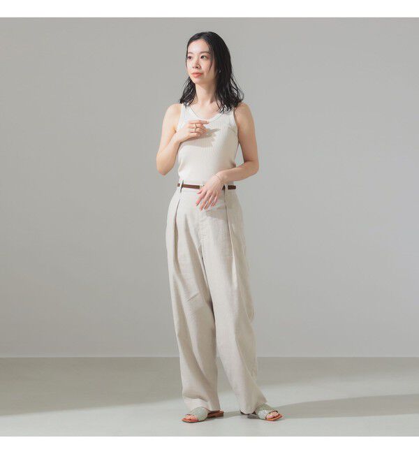 Demi-Luxe BEAMS 「丸胴 テレコ タンクトップ」|Tシャツ・カットソー|