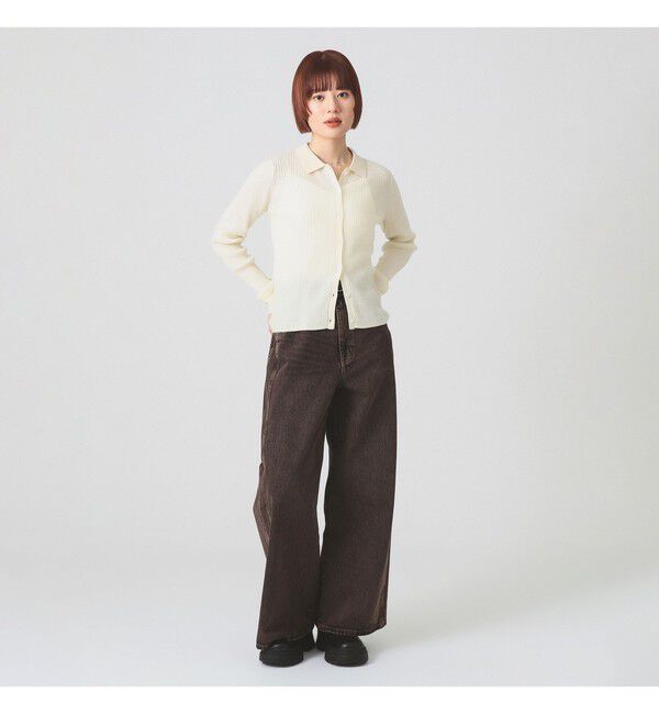 Ray BEAMS 「オーバーダイ デニム パンツ」|デニム|