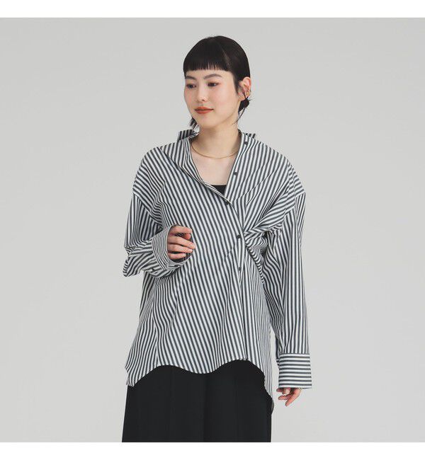 Demi-Luxe BEAMS 「2WAY オーバーシャツ」|シャツ・ブラウス|