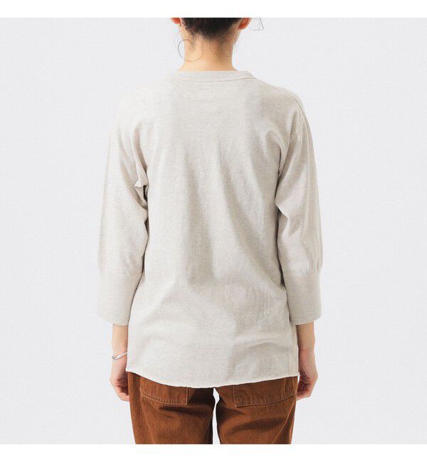 BEAMSBOY「【別注】Healthknit / BB ヘンリーネック Tシャツ ７分袖」|Tシャツ・カットソー|