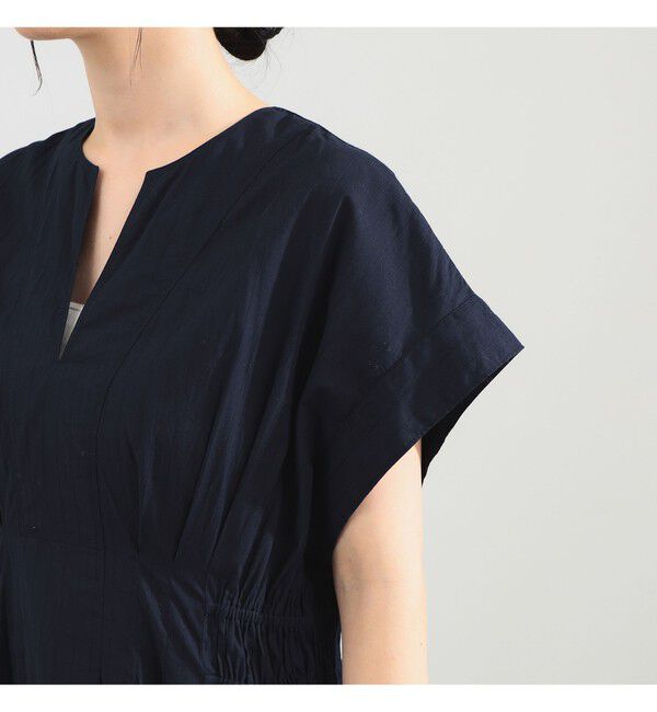 Demi-Luxe BEAMS 「【別注】ne Quittez pas / ポプリン タック ワンピース」|ワンピース|