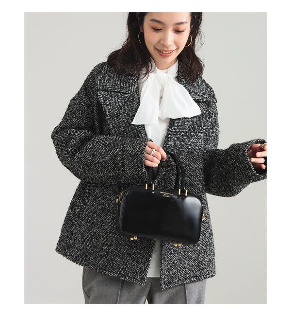 Demi-Luxe BEAMS 「CHRISTIAN VILLA / スクエア ボストン バッグS」|トートバッグ|