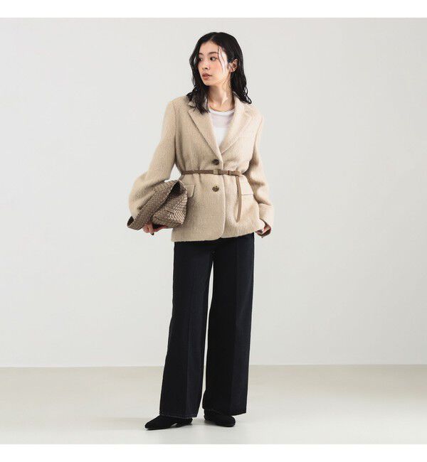Demi-Luxe BEAMS 「NAGHEDI / イントレチャート ショルダーバッグ CASHMERE」|トートバッグ|