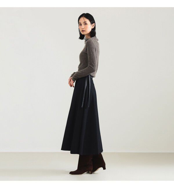 Demi-Luxe BEAMS 「	AK+1 / ウール ソリッド フレアスカート」|スカート|