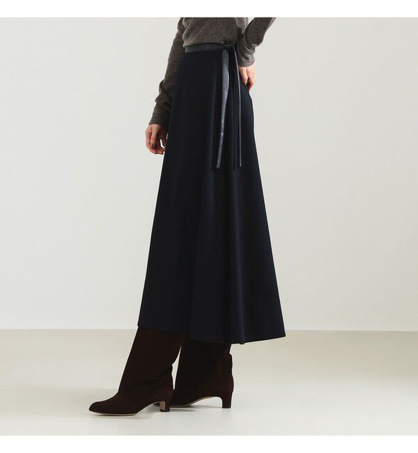 Demi-Luxe BEAMS 「	AK+1 / ウール ソリッド フレアスカート」|スカート|