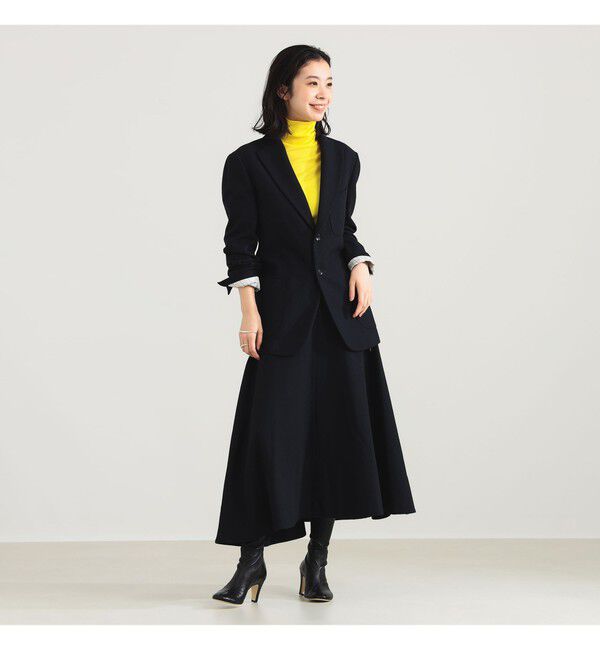 Demi-Luxe BEAMS 「	AK+1 / ウール ソリッド フレアスカート」|スカート|