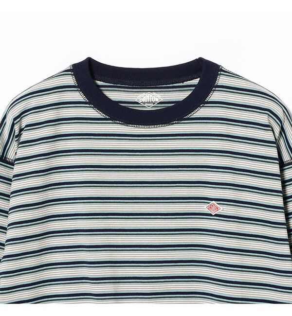 Ray BEAMS 「DANTON / ストライプ ロングスリーブ Tシャツ」|Tシャツ・カットソー|