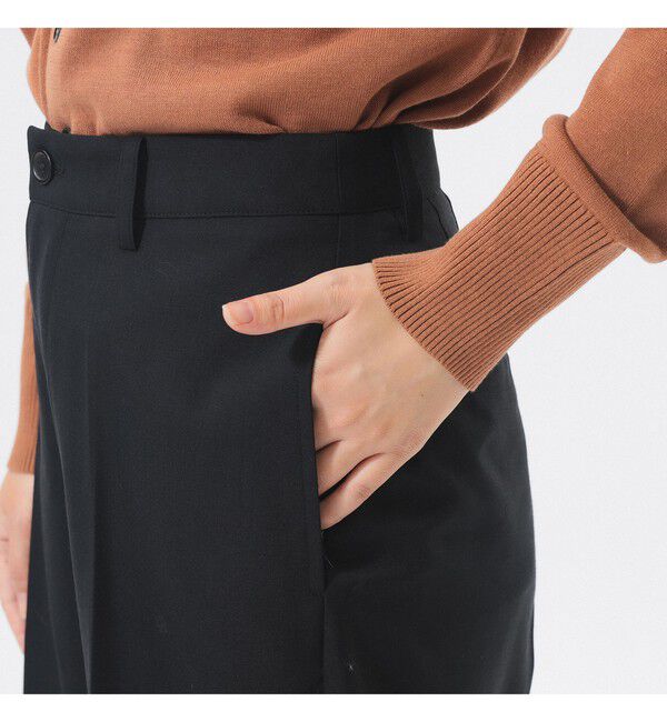 BEAMSBOY「ティーダブ ワイド スラックス」|チノ|