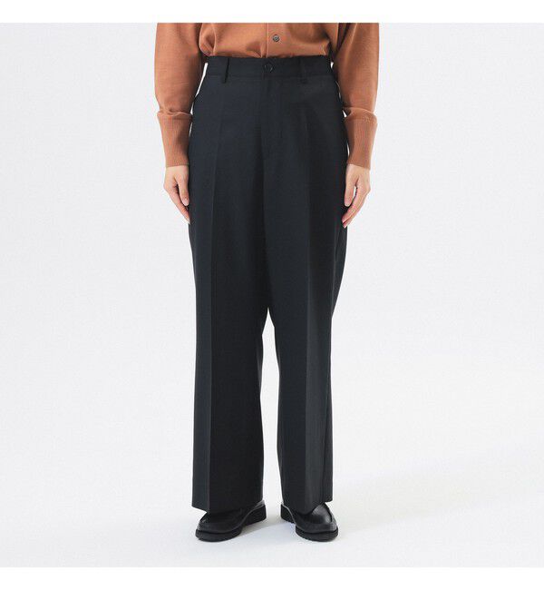 BEAMSBOY「ティーダブ ワイド スラックス」|チノ|