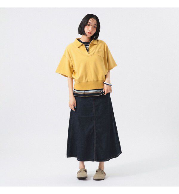 BEAMSBOY「ハーフジップ ショートスリーブ スウェット」|スウェット・ジャージ|