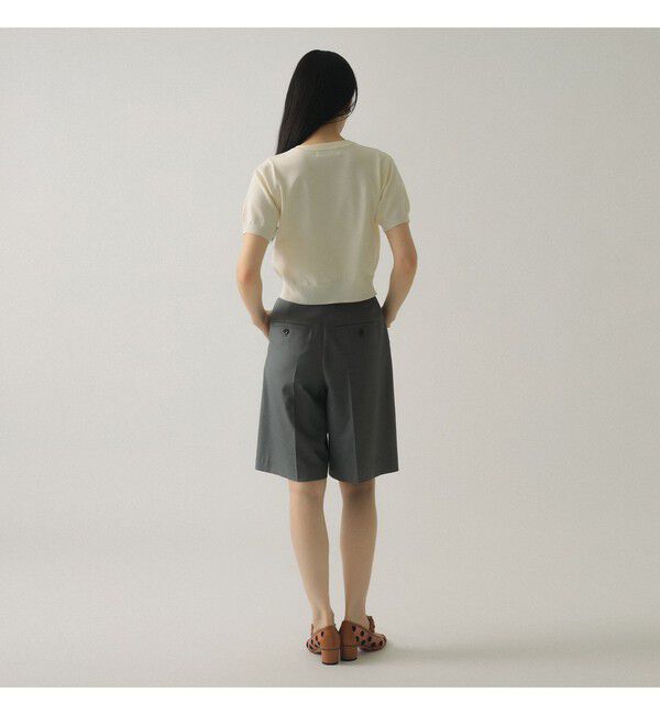 Ray BEAMS 「メタルボタン ハーフスリーブ カーディガン」|ニット・セーター|